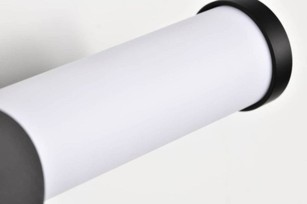 Vanity Nuvo 62-2201 Bowman - 12 Inch LED Vanity - Matte Black - Acrylic Lens Nuvo