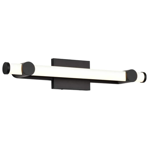 Vanity Nuvo 62-2202 Bowman - 24 Inch LED Vanity - Matte Black - Acrylic Lens Nuvo