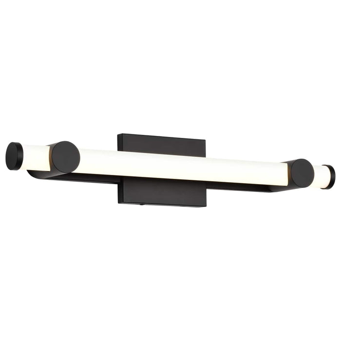 Vanity Nuvo 62-2202 Bowman - 24 Inch LED Vanity - Matte Black - Acrylic Lens Nuvo