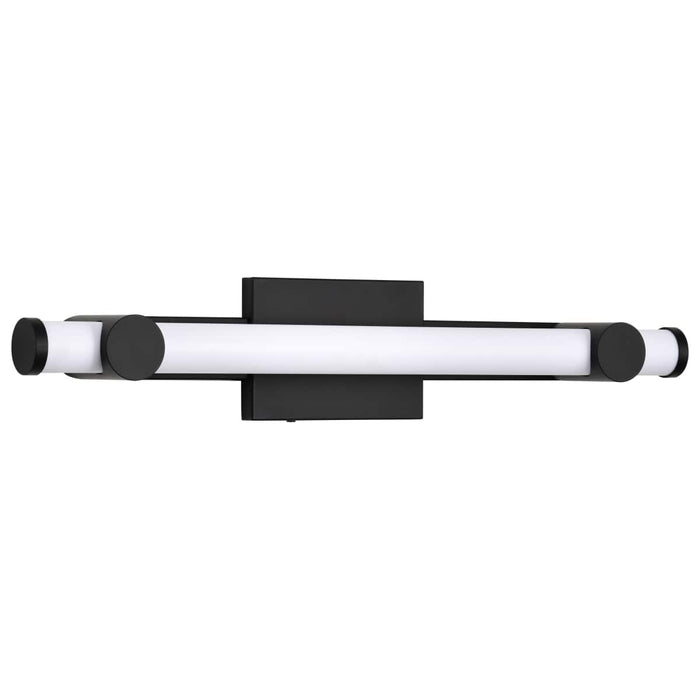 Vanity Nuvo 62-2202 Bowman - 24 Inch LED Vanity - Matte Black - Acrylic Lens Nuvo