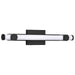 Vanity Nuvo 62-2202 Bowman - 24 Inch LED Vanity - Matte Black - Acrylic Lens Nuvo