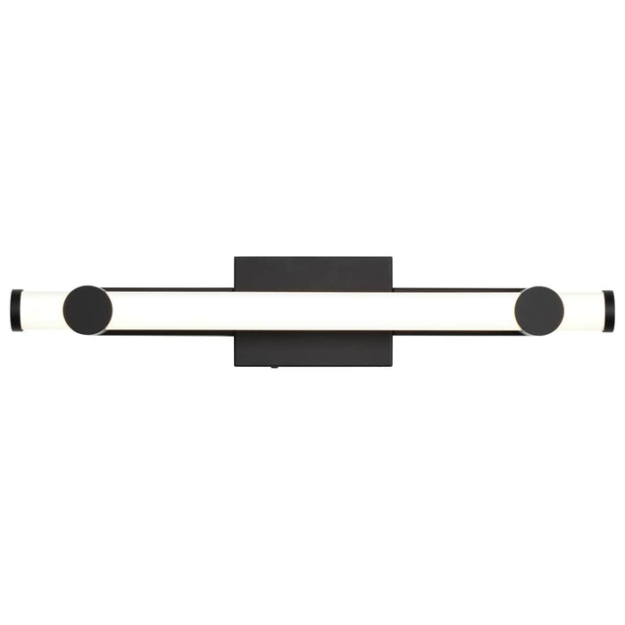 Vanity Nuvo 62-2202 Bowman - 24 Inch LED Vanity - Matte Black - Acrylic Lens Nuvo