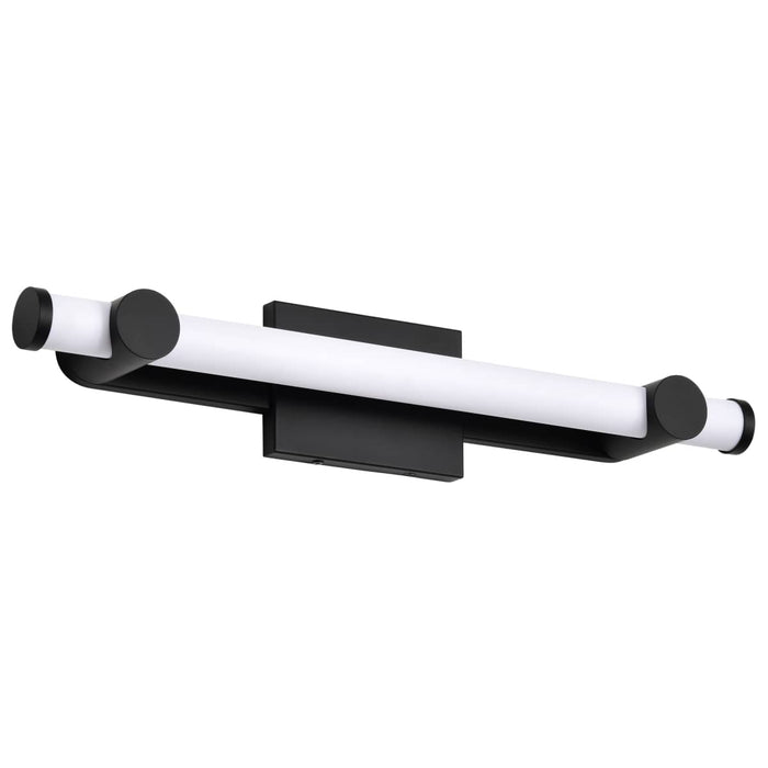 Vanity Nuvo 62-2202 Bowman - 24 Inch LED Vanity - Matte Black - Acrylic Lens Nuvo