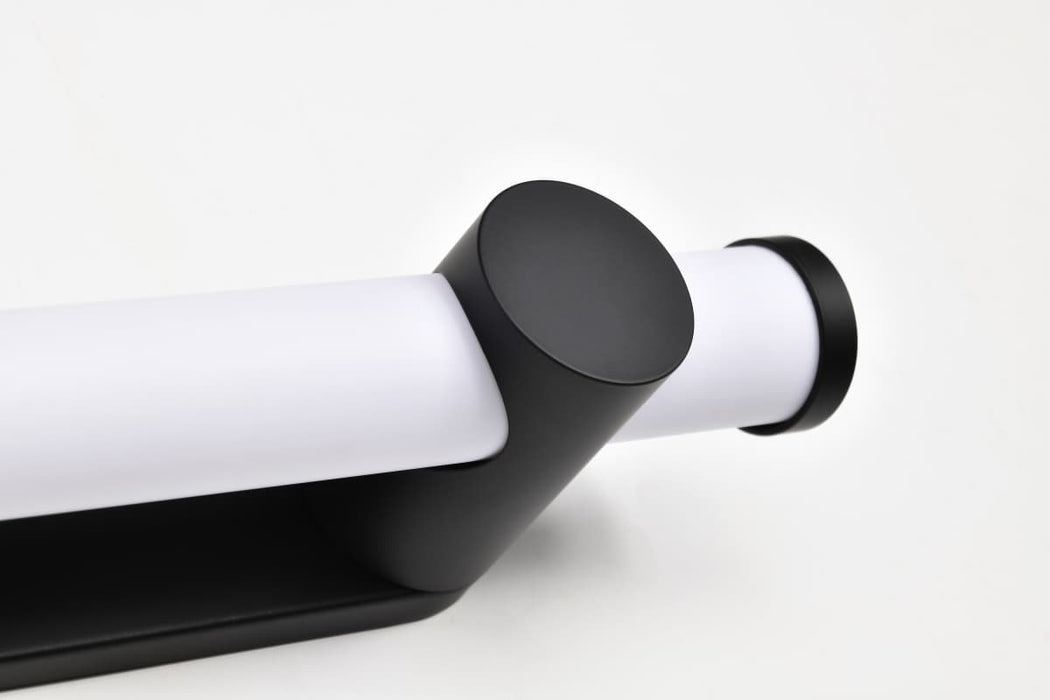 Vanity Nuvo 62-2202 Bowman - 24 Inch LED Vanity - Matte Black - Acrylic Lens Nuvo