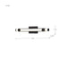 Vanity Nuvo 62-2202 Bowman - 24 Inch LED Vanity - Matte Black - Acrylic Lens Nuvo