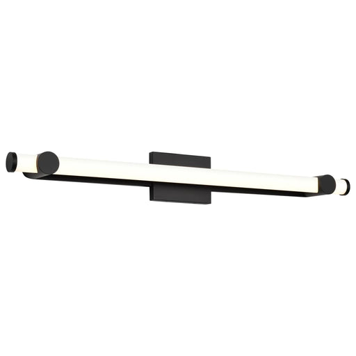 Vanity Nuvo 62-2203 Bowman - 36 Inch LED Vanity - Matte Black - Acrylic Lens Nuvo