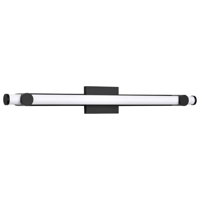 Vanity Nuvo 62-2203 Bowman - 36 Inch LED Vanity - Matte Black - Acrylic Lens Nuvo
