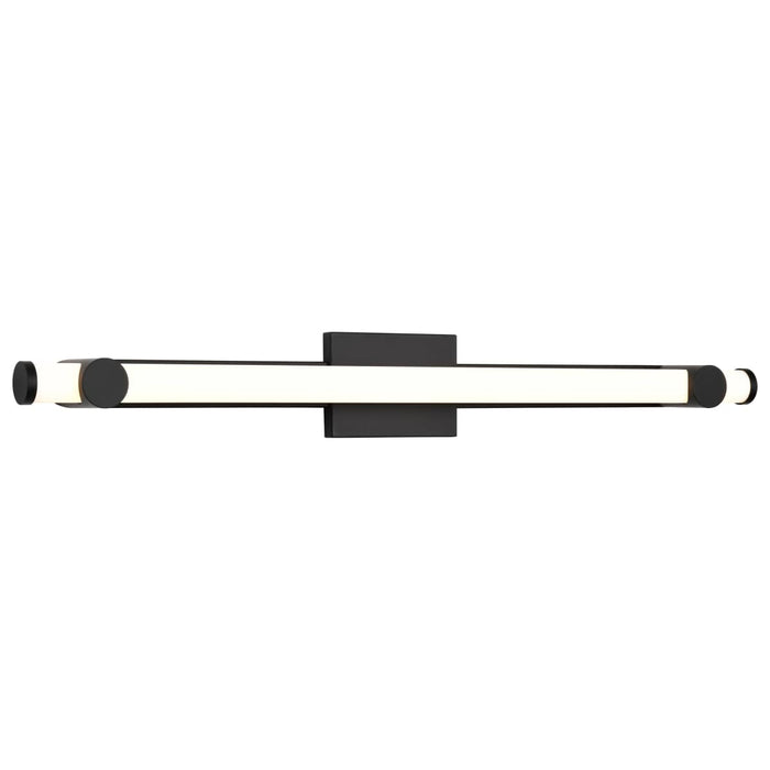 Vanity Nuvo 62-2203 Bowman - 36 Inch LED Vanity - Matte Black - Acrylic Lens Nuvo