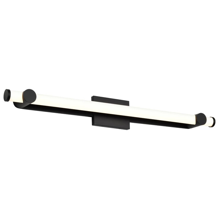 Vanity Nuvo 62-2203 Bowman - 36 Inch LED Vanity - Matte Black - Acrylic Lens Nuvo