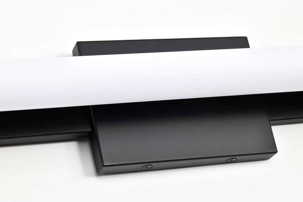 Vanity Nuvo 62-2203 Bowman - 36 Inch LED Vanity - Matte Black - Acrylic Lens Nuvo