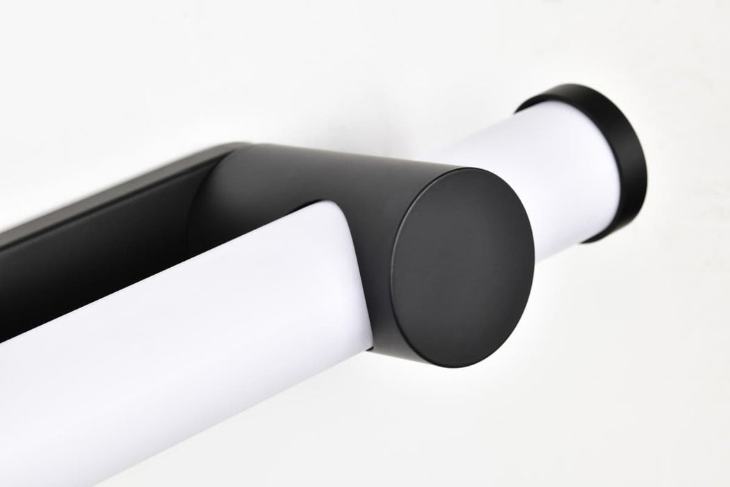 Vanity Nuvo 62-2203 Bowman - 36 Inch LED Vanity - Matte Black - Acrylic Lens Nuvo