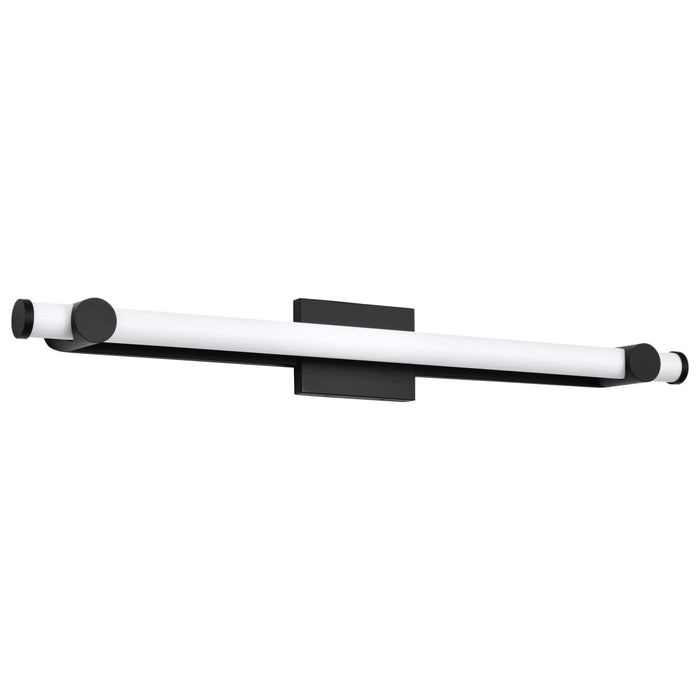 Vanity Nuvo 62-2203 Bowman - 36 Inch LED Vanity - Matte Black - Acrylic Lens Nuvo