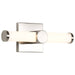 Vanity Nuvo 62-2211 Bowman - 12 Inch LED Vanity - Brushed Nickel - Acrylic Lens Nuvo