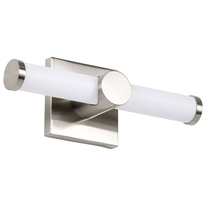 Vanity Nuvo 62-2211 Bowman - 12 Inch LED Vanity - Brushed Nickel - Acrylic Lens Nuvo