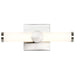 Vanity Nuvo 62-2211 Bowman - 12 Inch LED Vanity - Brushed Nickel - Acrylic Lens Nuvo