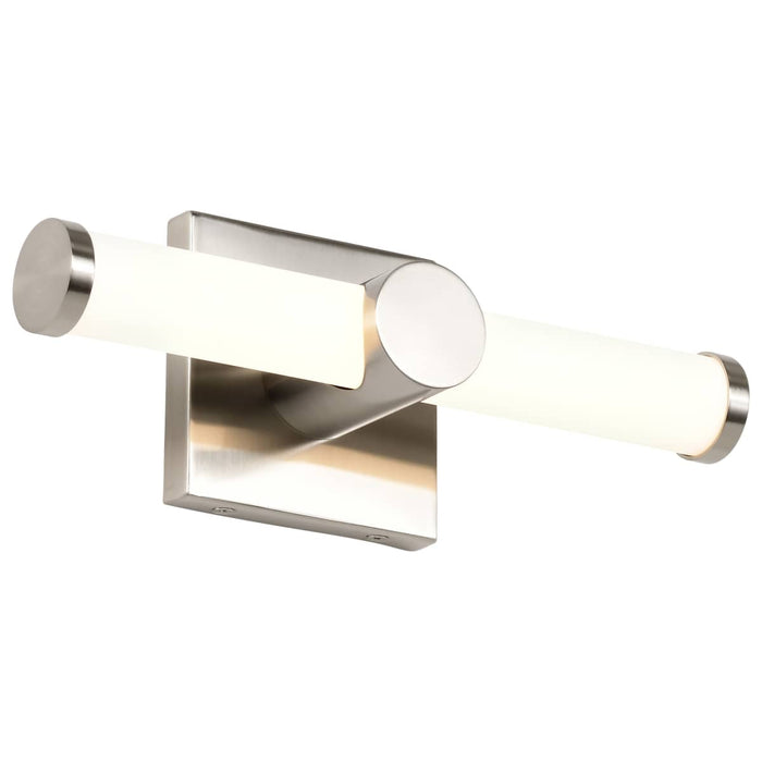 Vanity Nuvo 62-2211 Bowman - 12 Inch LED Vanity - Brushed Nickel - Acrylic Lens Nuvo