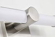 Vanity Nuvo 62-2211 Bowman - 12 Inch LED Vanity - Brushed Nickel - Acrylic Lens Nuvo