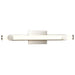 Vanity Nuvo 62-2212 Bowman - 24 Inch LED Vanity - Brushed Nickel - Acrylic Lens Nuvo