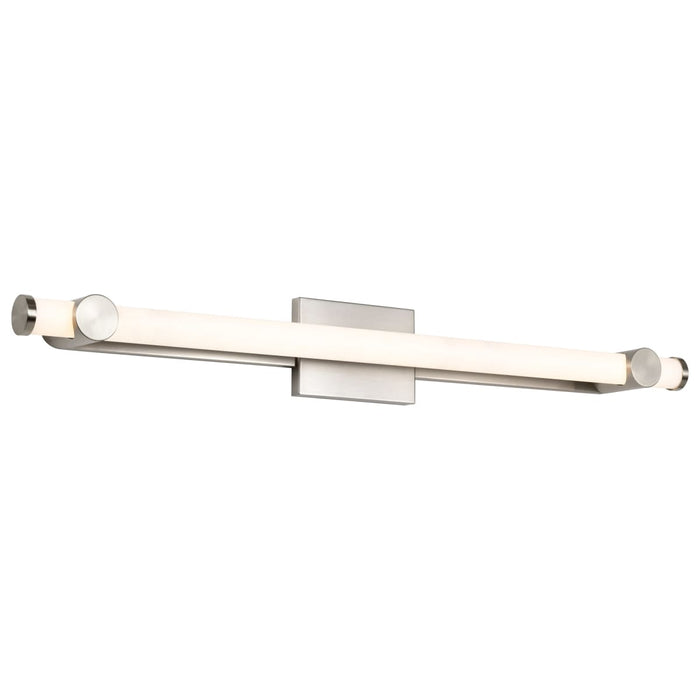 Vanity Nuvo 62-2213 Bowman - 36 Inch LED Vanity - Brushed Nickel - Acrylic Lens Nuvo