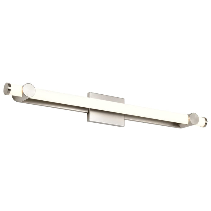 Vanity Nuvo 62-2213 Bowman - 36 Inch LED Vanity - Brushed Nickel - Acrylic Lens Nuvo