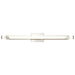 Vanity Nuvo 62-2213 Bowman - 36 Inch LED Vanity - Brushed Nickel - Acrylic Lens Nuvo