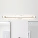 Vanity Nuvo 62-2213 Bowman - 36 Inch LED Vanity - Brushed Nickel - Acrylic Lens Nuvo