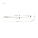 Vanity Nuvo 62-2213 Bowman - 36 Inch LED Vanity - Brushed Nickel - Acrylic Lens Nuvo