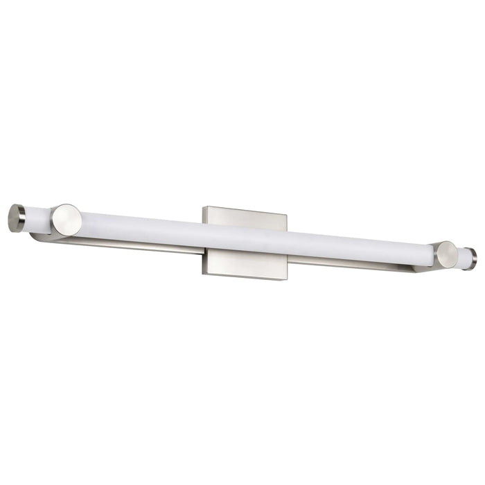 Vanity Nuvo 62-2213 Bowman - 36 Inch LED Vanity - Brushed Nickel - Acrylic Lens Nuvo