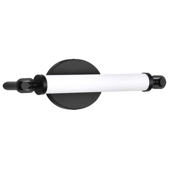 Vanity Nuvo 62-2221 Edgeworth - 16 Inch LED Vanity - Matte Black - Acrylic Lens Nuvo