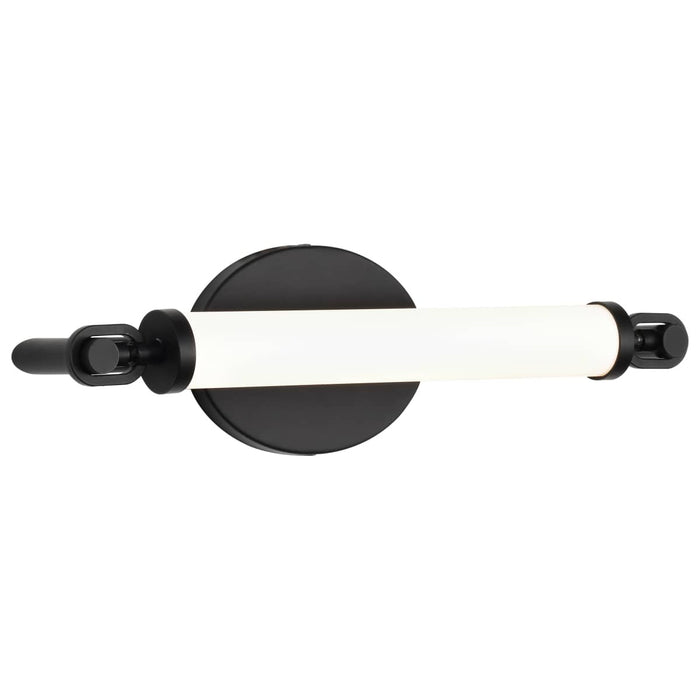 Vanity Nuvo 62-2221 Edgeworth - 16 Inch LED Vanity - Matte Black - Acrylic Lens Nuvo
