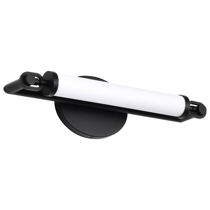 Vanity Nuvo 62-2221 Edgeworth - 16 Inch LED Vanity - Matte Black - Acrylic Lens Nuvo
