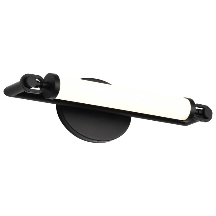 Vanity Nuvo 62-2221 Edgeworth - 16 Inch LED Vanity - Matte Black - Acrylic Lens Nuvo