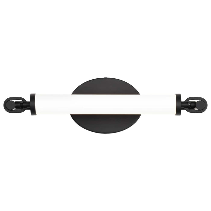 Vanity Nuvo 62-2221 Edgeworth - 16 Inch LED Vanity - Matte Black - Acrylic Lens Nuvo