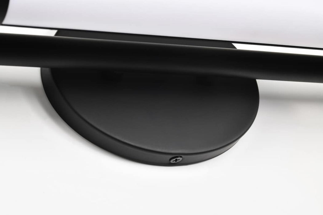 Vanity Nuvo 62-2221 Edgeworth - 16 Inch LED Vanity - Matte Black - Acrylic Lens Nuvo