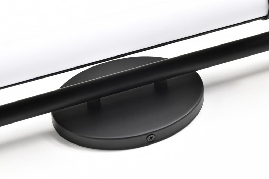 Vanity Nuvo 62-2221 Edgeworth - 16 Inch LED Vanity - Matte Black - Acrylic Lens Nuvo