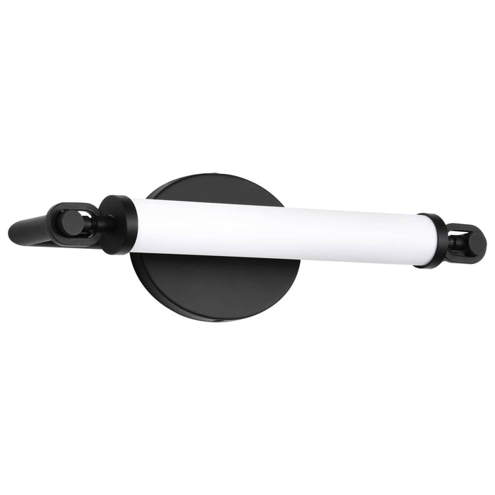Vanity Nuvo 62-2221 Edgeworth - 16 Inch LED Vanity - Matte Black - Acrylic Lens Nuvo