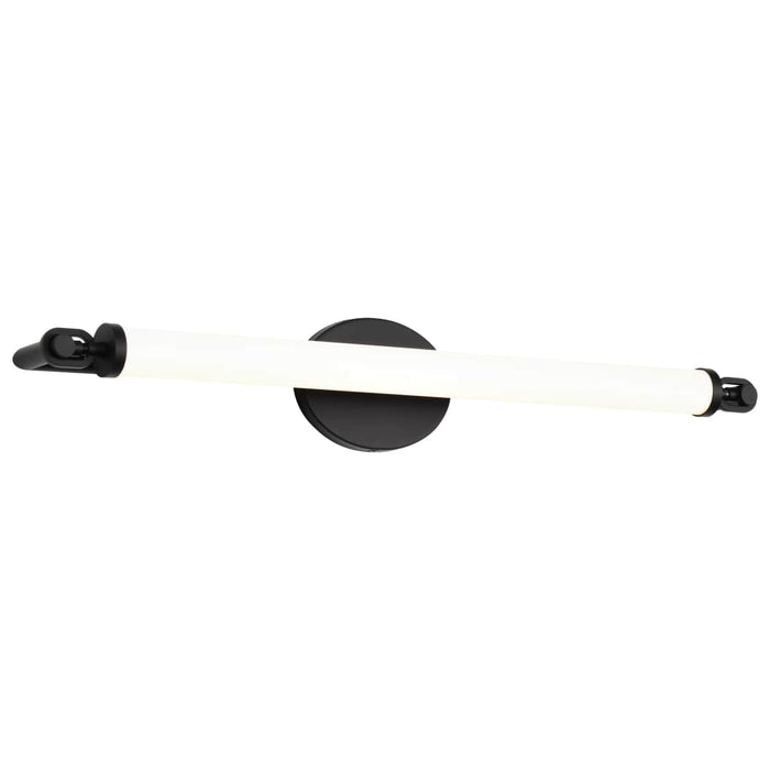 Vanity Nuvo 62-2222 Edgeworth - 28 Inch LED Vanity - Matte Black - Acrylic Lens Nuvo