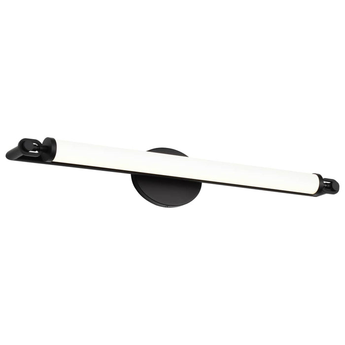 Vanity Nuvo 62-2222 Edgeworth - 28 Inch LED Vanity - Matte Black - Acrylic Lens Nuvo