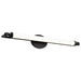 Vanity Nuvo 62-2222 Edgeworth - 28 Inch LED Vanity - Matte Black - Acrylic Lens Nuvo