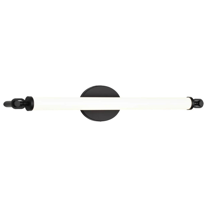 Vanity Nuvo 62-2222 Edgeworth - 28 Inch LED Vanity - Matte Black - Acrylic Lens Nuvo