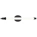 Vanity Nuvo 62-2222 Edgeworth - 28 Inch LED Vanity - Matte Black - Acrylic Lens Nuvo
