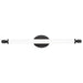 Vanity Nuvo 62-2222 Edgeworth - 28 Inch LED Vanity - Matte Black - Acrylic Lens Nuvo