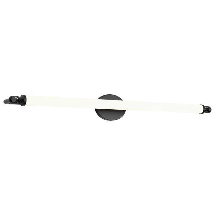 Vanity Nuvo 62-2223 Edgeworth - 40 Inch LED Vanity - Matte Black - Acrylic Lens Nuvo
