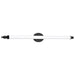 Vanity Nuvo 62-2223 Edgeworth - 40 Inch LED Vanity - Matte Black - Acrylic Lens Nuvo