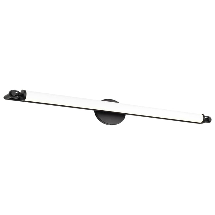 Vanity Nuvo 62-2223 Edgeworth - 40 Inch LED Vanity - Matte Black - Acrylic Lens Nuvo