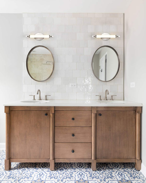 Vanity Nuvo 62-2231 Edgeworth - 16 Inch LED Vanity - Brushed Nickel - Acrylic Lens Nuvo