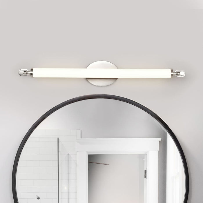 Vanity Nuvo 62-2232 Edgeworth - 28 Inch LED Vanity - Brushed Nickel - Acrylic Lens Nuvo