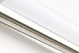 Vanity Nuvo 62-2233 Edgeworth - 40 Inch LED Vanity - Brushed Nickel - Acrylic Lens Nuvo