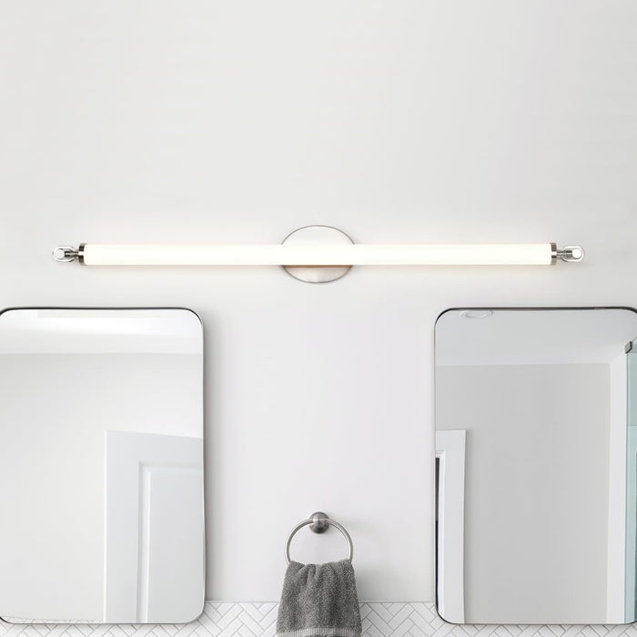 Vanity Nuvo 62-2233 Edgeworth - 40 Inch LED Vanity - Brushed Nickel - Acrylic Lens Nuvo