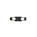 Vanity Nuvo 62-2242 Jenkins - 16 Inch 2 Light LED Vanity - Matte Black with Frosted Glass Nuvo